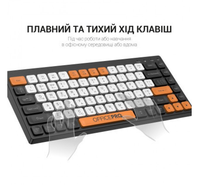 OfficePro Клавіатура OfficePro SK955B Wireless/Bluetooth Black (SK955B)