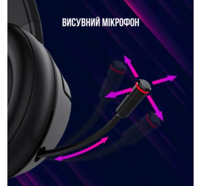 Lorgar Навушники Lorgar Noah 500 Wireless Gaming Black (LRG-GHS500)