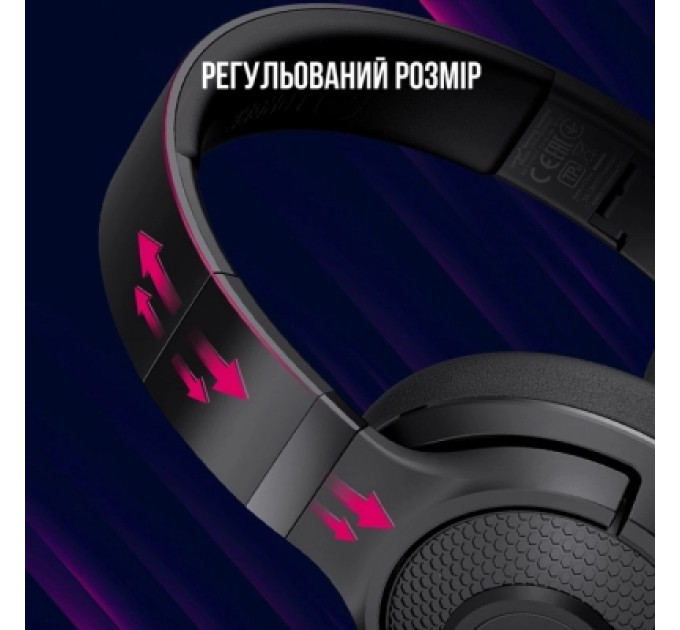 Lorgar Навушники Lorgar Noah 500 Wireless Gaming Black (LRG-GHS500)