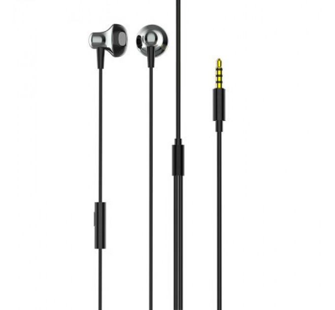 ColorWay Навушники ColorWay Slim 3.5 mm Wired Earphone Blast 1 Black (CW-WD01BK)