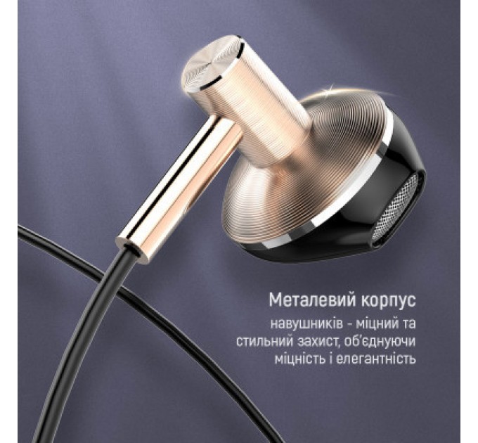 ColorWay Навушники ColorWay Slim 3.5 mm Wired Earphone Blast 2 Black (CW-WD02BK)