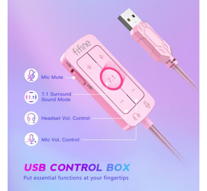 Fifine Навушники Fifine H9P Pink (H9P)