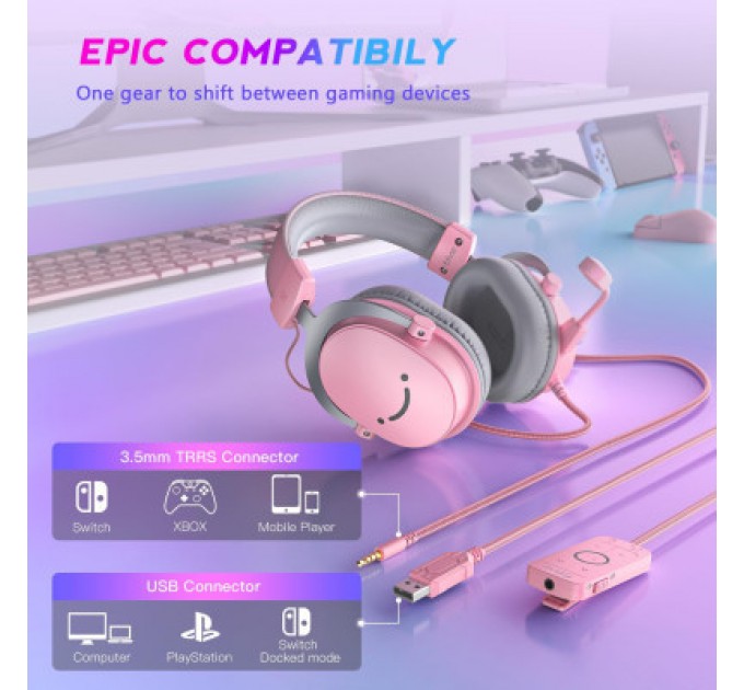 Fifine Навушники Fifine H9P Pink (H9P)