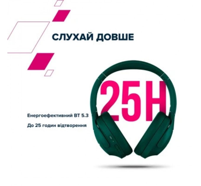 Canyon Навушники Canyon OnRiff 10 ANC Bluetooth Green (CNS-CBTHS10GN)