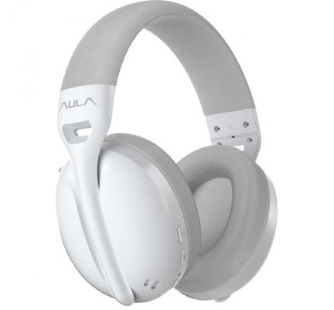 Aula Навушники Aula S6 - 3 in 1 Wired/2.4G Wireless/Bluetooth White (6948391235561)