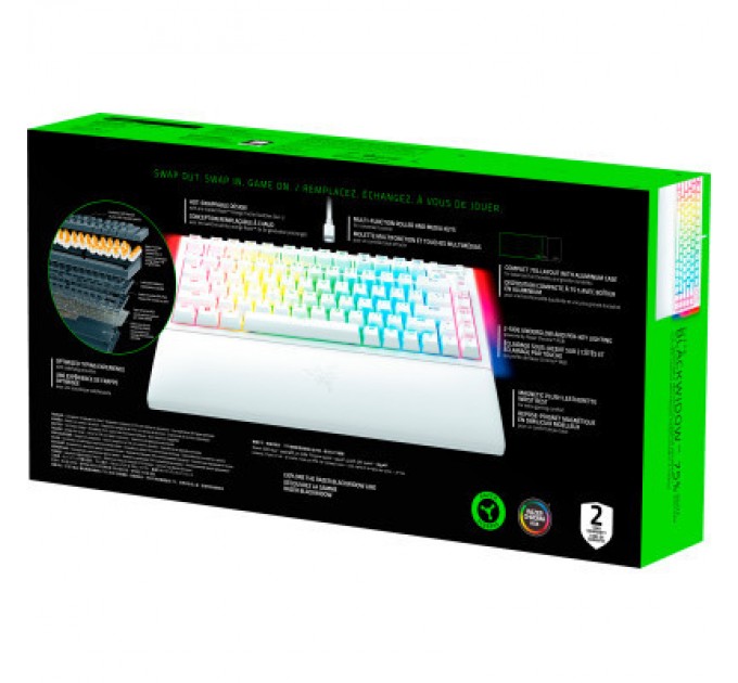 Razer Клавіатура Razer BlackWidow V4 75 USB UA White (RZ03-05001700-R3M1)