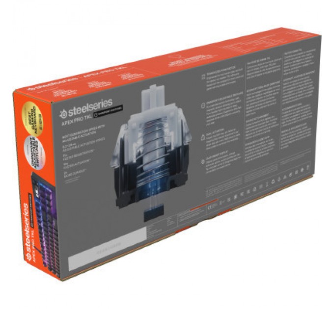 SteelSeries Клавіатура SteelSeries Apex Pro TKL 2023 USB UA Black (64856)
