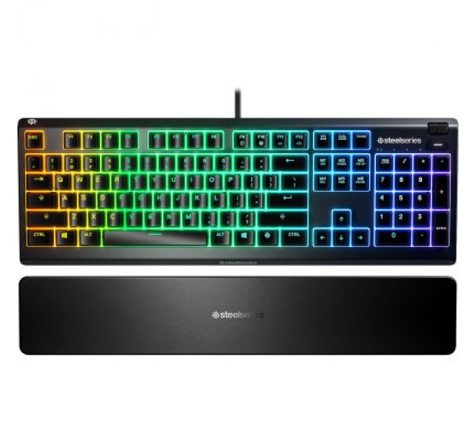 SteelSeries Клавіатура SteelSeries Apex 3 USB UA Black (64795)