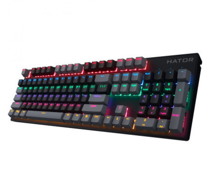 Hator Клавіатура Hator Starfall Rainbow Origin Red USB Black/Grey (HTK-608-BBG)