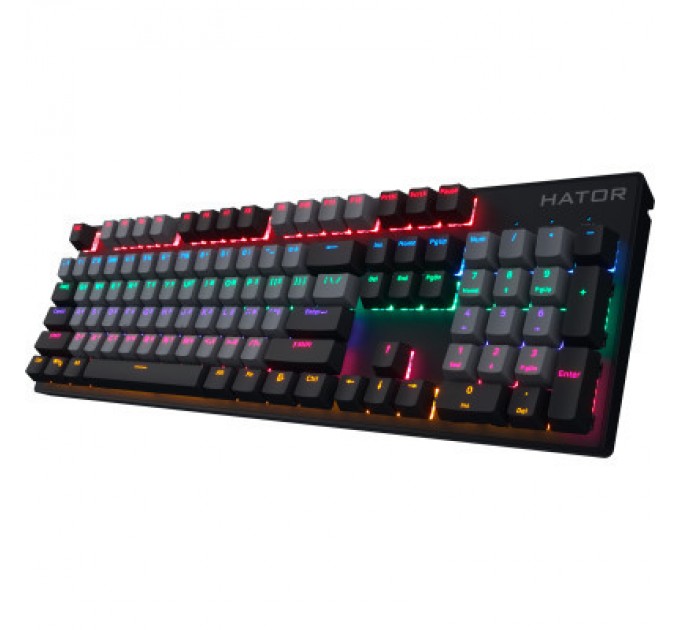 Hator Клавіатура Hator Starfall Rainbow Origin Red USB Grey/Black (HTK-608-BGB)