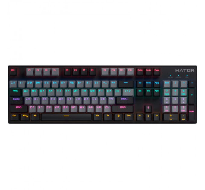 Hator Клавіатура Hator Starfall Rainbow Origin Red USB Grey/Black (HTK-608-BGB)