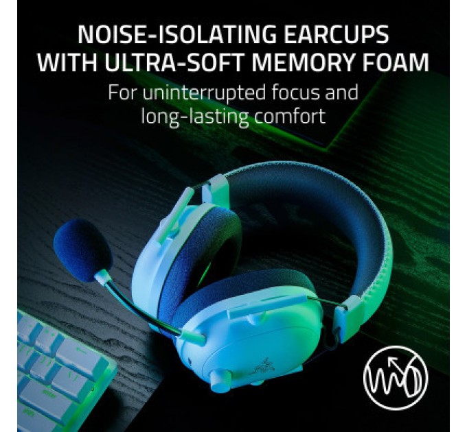 Razer Навушники Razer Blackshark V2 HyperSpeed Wireless White (RZ04-04960200-R3M1)