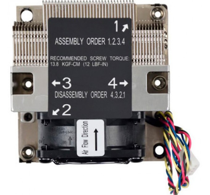 Supermicro Кулер Supermicro SERVER ACC HEATSINK ACTIVE/SNK-P0086AP4 (SNK-P0086AP4)