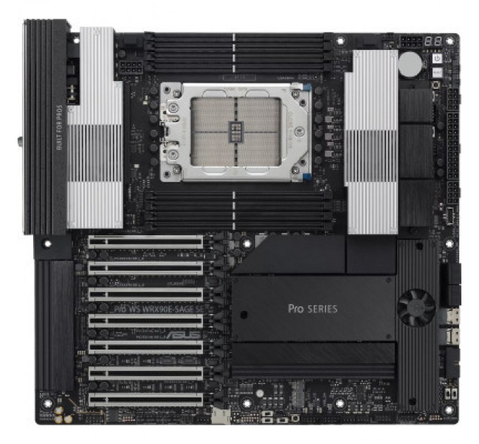 ASUS Серверна материнська плата ASUS PRO WS WRX90E-SAGE SE sTR5 WRX90 8xDDR5 M.2 EEB (90MB1FW0-M0EAY0)