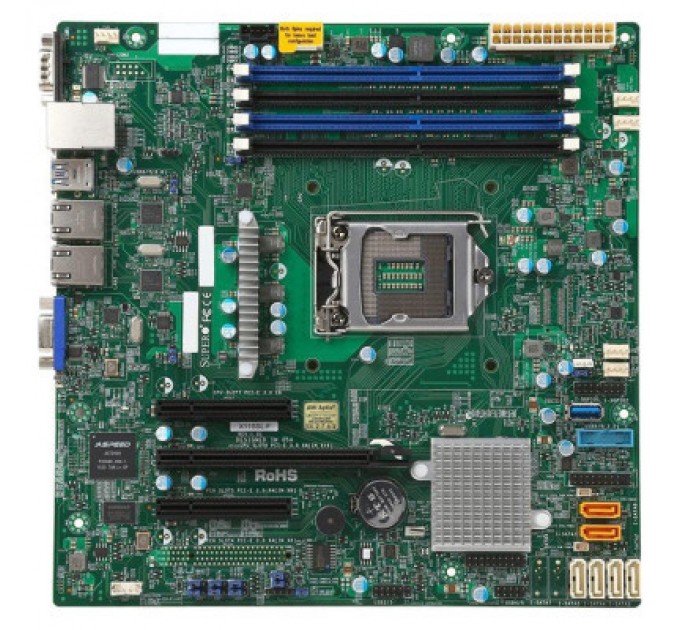 Supermicro Серверна материнська плата Supermicro SERVER MB C262 MATX/MBD-X13SCL-F-O (MBD-X13SCL-F-O)