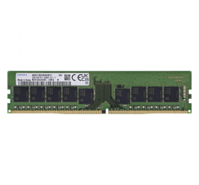 Samsung Модуль пам'яті для сервера Samsung 32GB DDR4 ECC UDIMM 3200MHz, 1.2V, (2Gx8)x18, 2R x 8 (M391A4G43AB1-CWE)