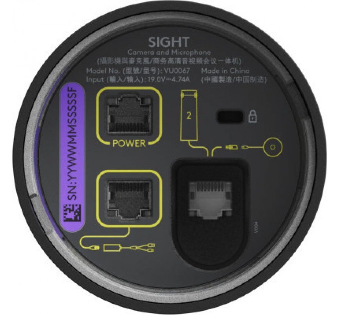 Logitech Веб-камера Logitech Sight USB Graphite (960-001510)