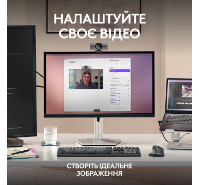 Logitech Веб-камера Logitech MX Brio 4K Graphite (960-001559)
