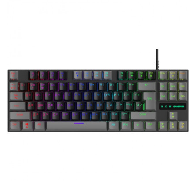 GamePro Клавіатура GamePro MK100R Red Switch LED USB Black/Grey (MK100R)