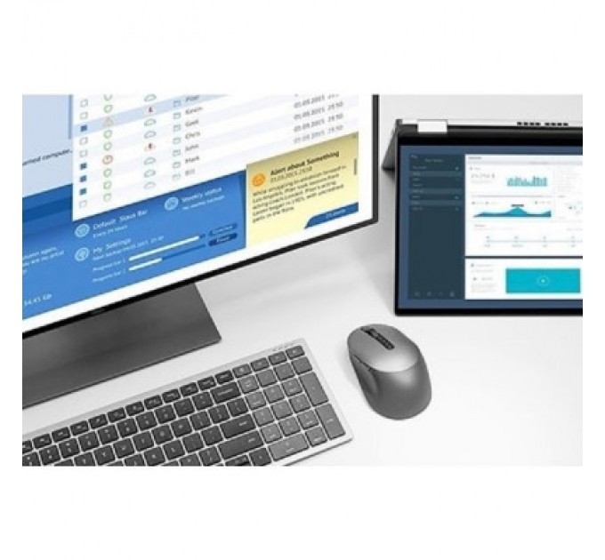 Dell Клавіатура Dell Compact Multi-Device Wireless Keyboard KB740 RU (580-AKOZ)