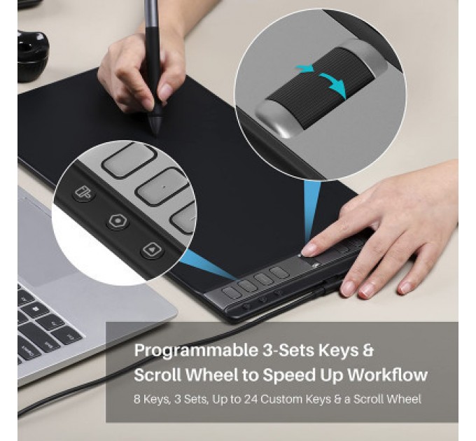 Huion Графічний планшет Huion Inspiroy 2 L (H1061P)