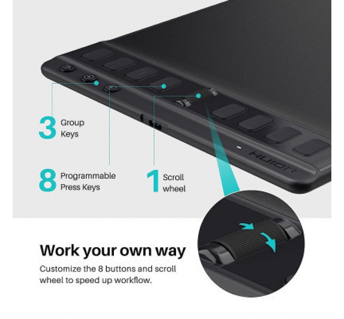 Huion Графічний планшет Huion Inspiroy 2 M (H951P)