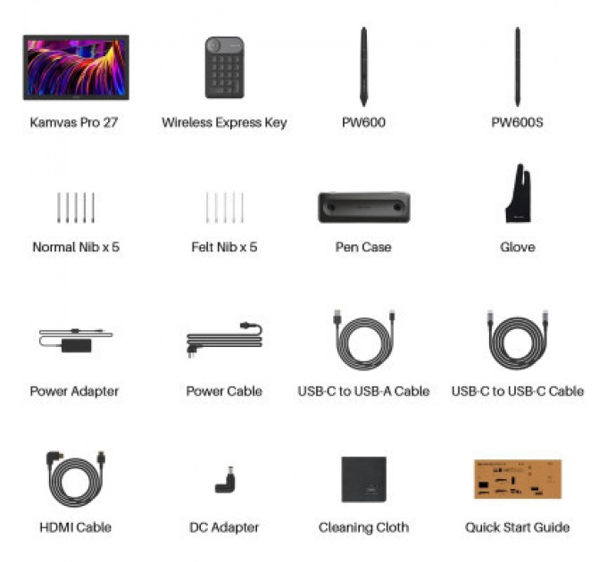 Huion Планшет-монітор Huion Kamvas Pro 27 (GT2701)