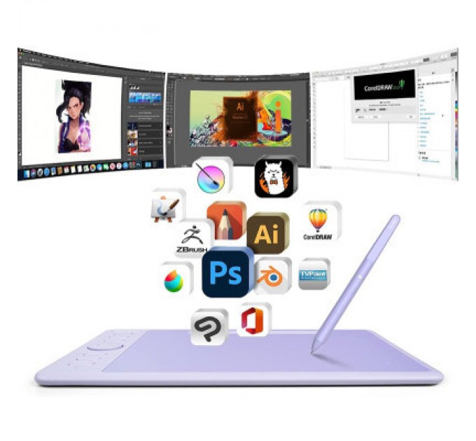 Parblo Графічний планшет Parblo Intangbo S Violet (INTANGBOSP)