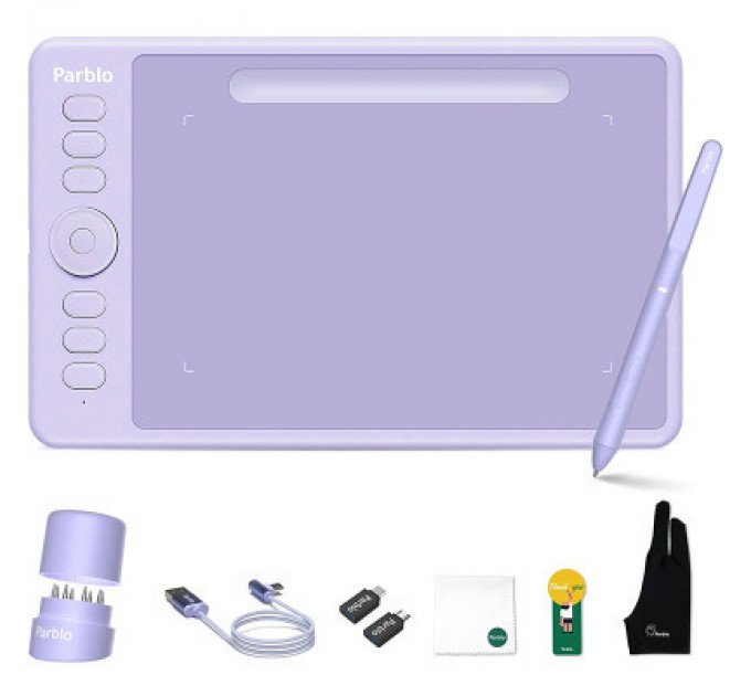 Parblo Графічний планшет Parblo Intangbo S Violet (INTANGBOSP)