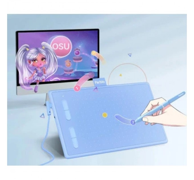 Parblo Графічний планшет Parblo Ninos N7B Blue (NINOSN7BB)