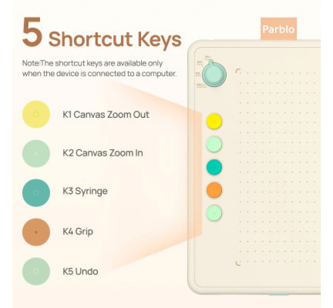 Parblo Графічний планшет Parblo Ninos Q Mobile (NINOSQ)