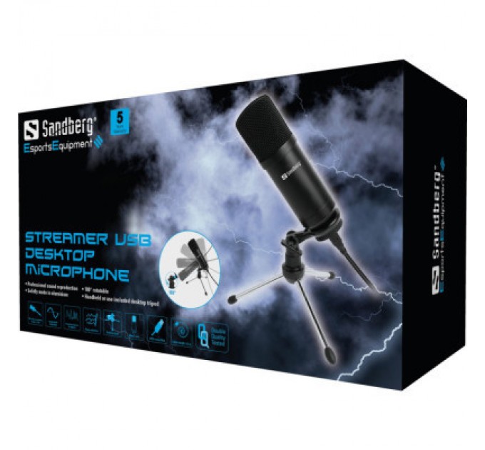 Sandberg Мікрофон Sandberg Desk Microphone USB (126-09)