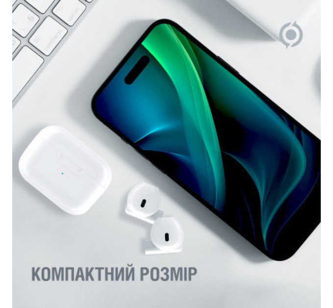 Piko Навушники Piko TWS-MiniJack White (1283126583407)