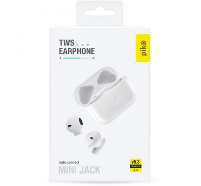 Piko Навушники Piko TWS-MiniJack White (1283126583407)