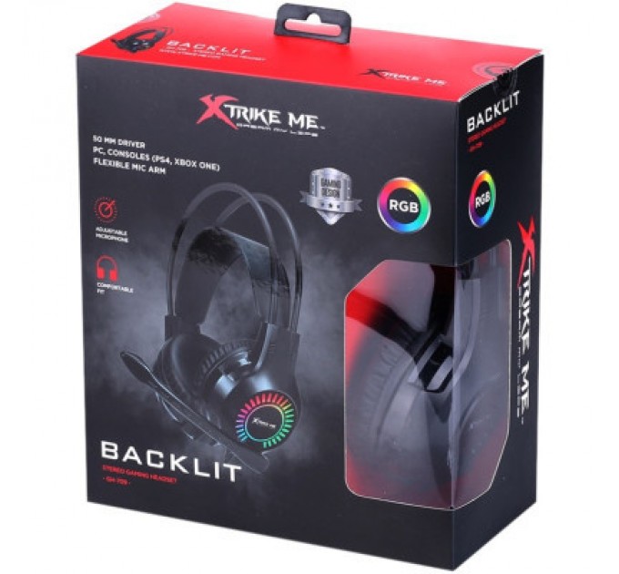 Xtrike ME Навушники Xtrike ME GH-709 RGB Black (GH-709)