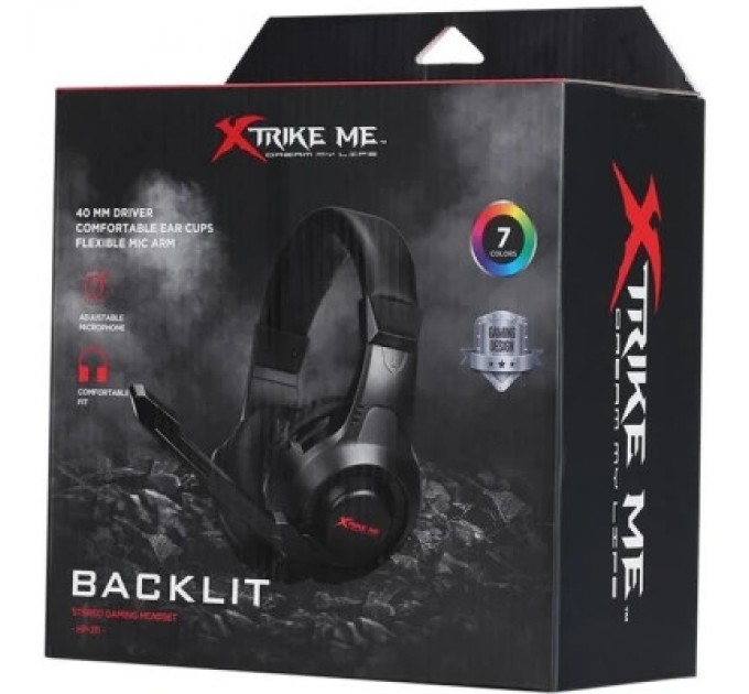 Xtrike ME Навушники Xtrike ME HP-311 Rainbow Black (HP-311)