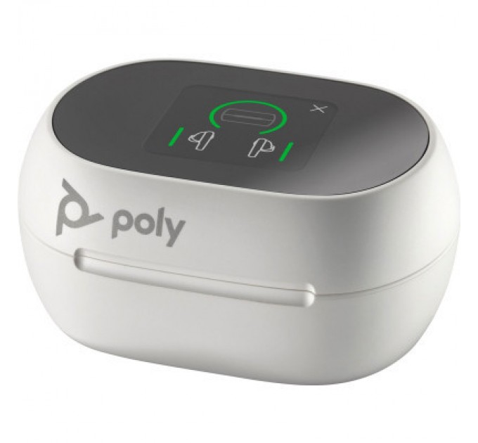 Poly Навушники Poly TWS Voyager Free 60+ Earbuds + BT700C + TSCHC White (7Y8G6AA)