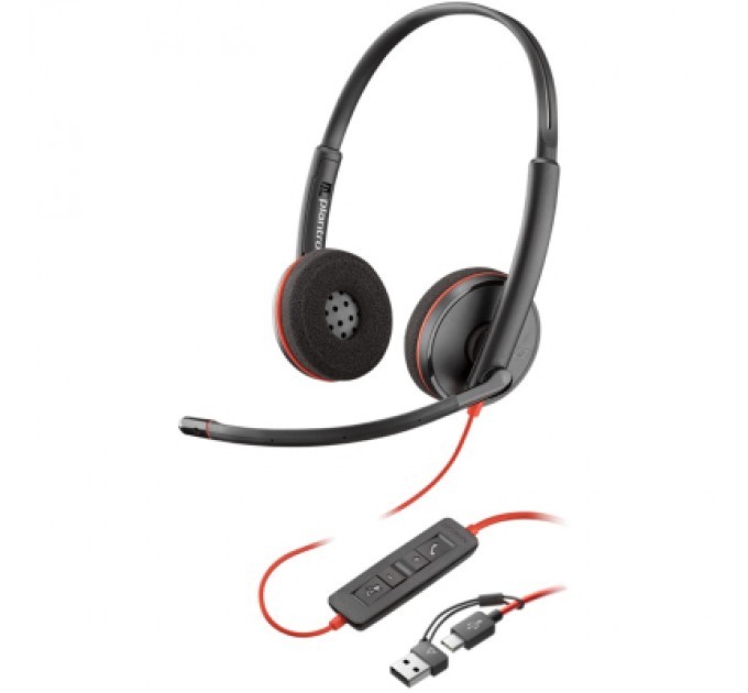 Poly Навушники Poly Blackwire 3220 USB-A/C (8X228AA)