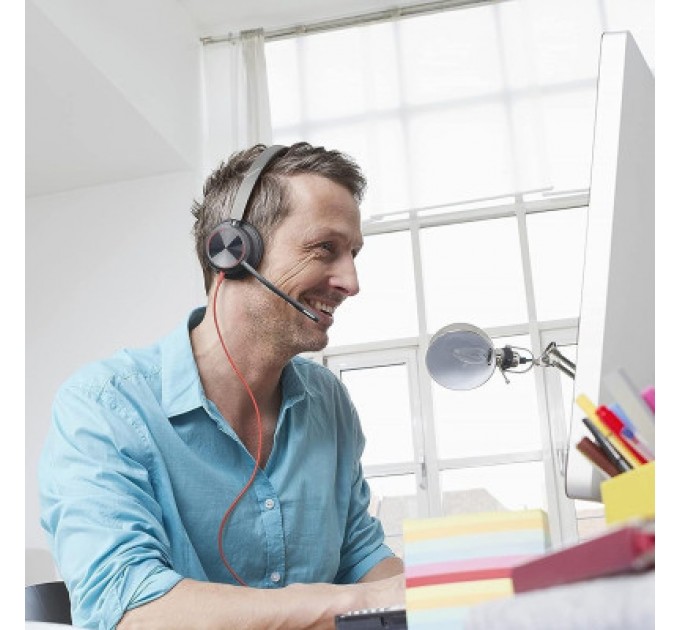 Poly Навушники Poly Blackwire 8225-M USB-A/C (8X225AA)