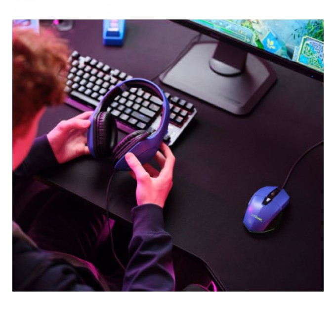 Trust Навушники Trust GXT 415 Zirox 3.5мм Blue (24991)