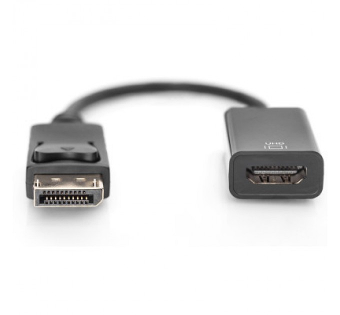 Digitus Перехідник DisplayPort to HDMI (M/F) Ultra HD active Digitus (AK-340415-002-S)