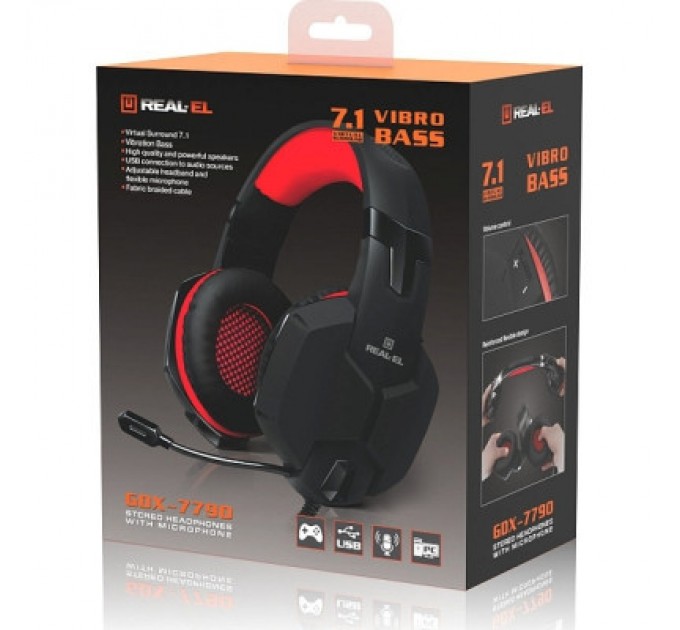 REAL-EL Навушники REAL-EL GDX-7790 (EL124100054)