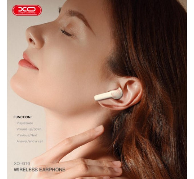 XO Навушники XO G16 ENC White (XO-G16WH)