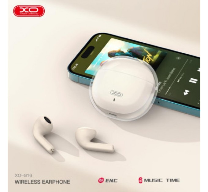 XO Навушники XO G16 ENC White (XO-G16WH)