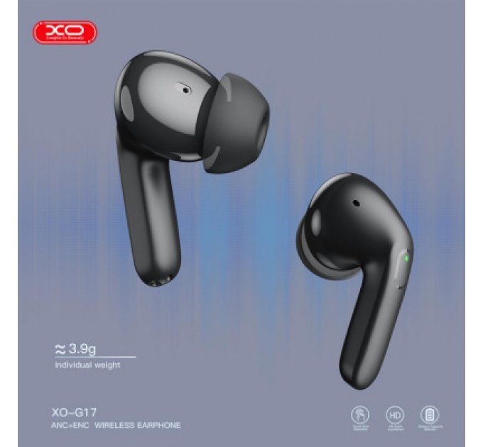 XO Навушники XO G17 ANC+ENC Black (XO-G17BK)