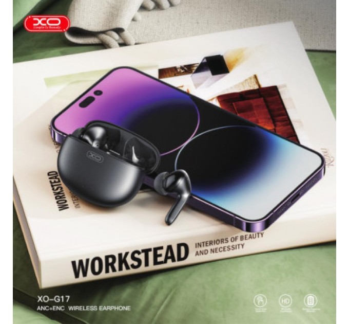 XO Навушники XO G17 ANC+ENC Black (XO-G17BK)