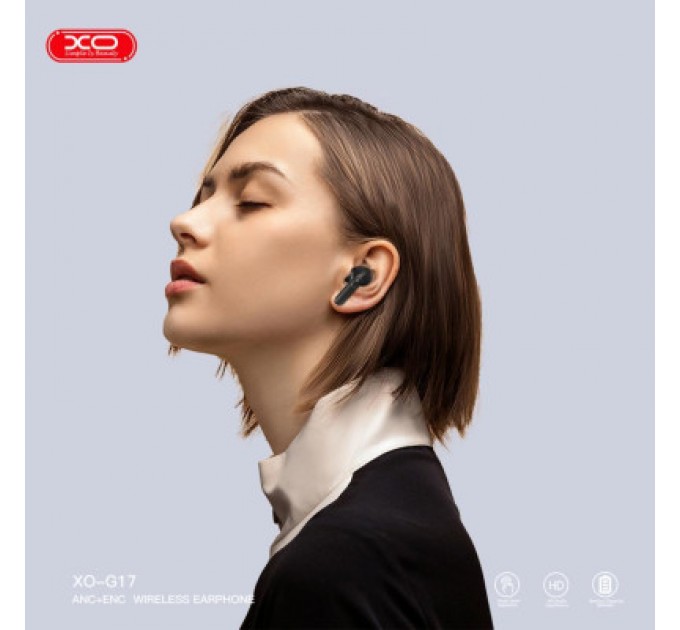 XO Навушники XO G17 ANC+ENC Black (XO-G17BK)