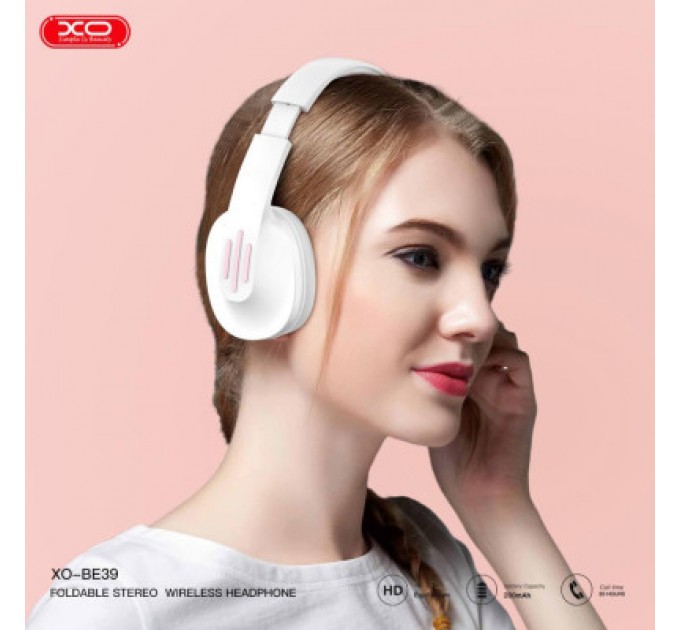XO Навушники XO BE39 White (XO-BE39WH)
