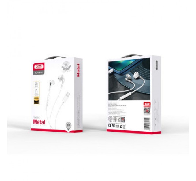 XO Навушники XO EP61 Lightning&Bluetooth Silver (EP61-SL)
