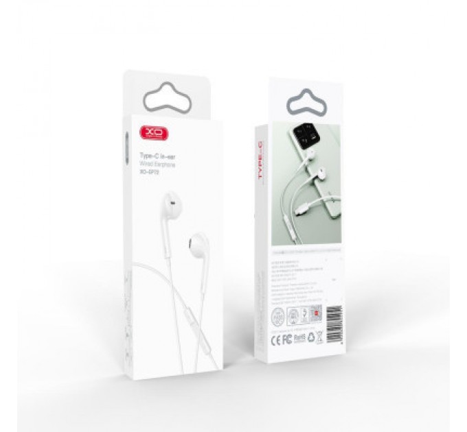 XO Навушники XO EP72 Type-C White (XO-EP72WH)